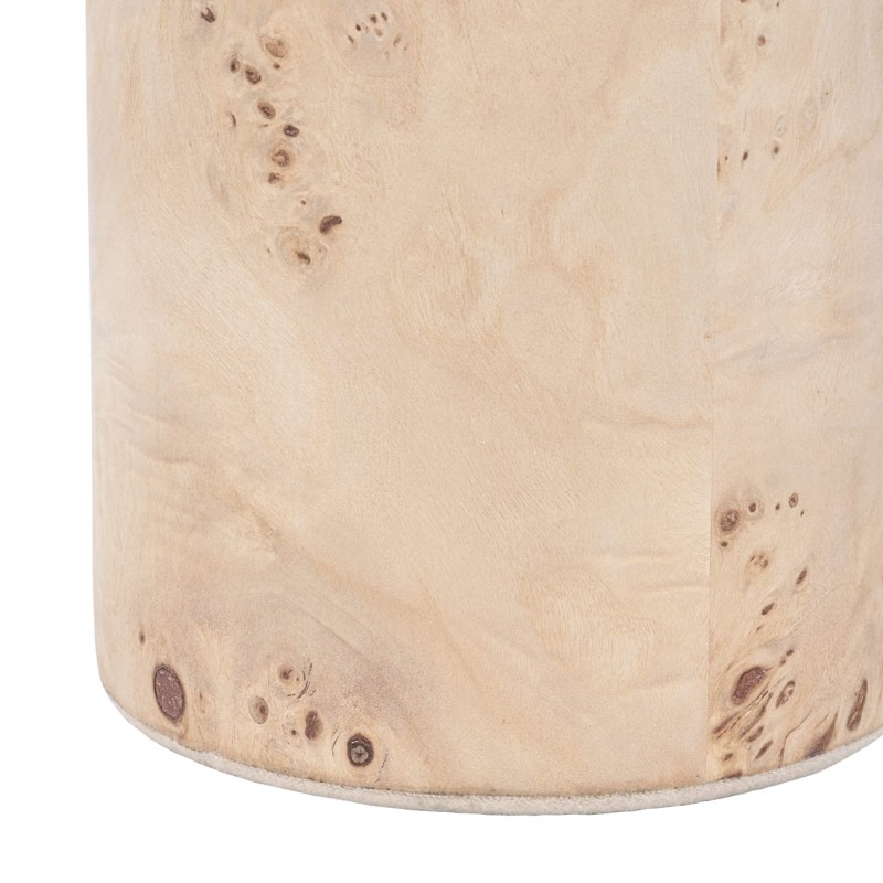 Cooler na wino Burl 20 cm stal nierdzewna fornir z drewna burl