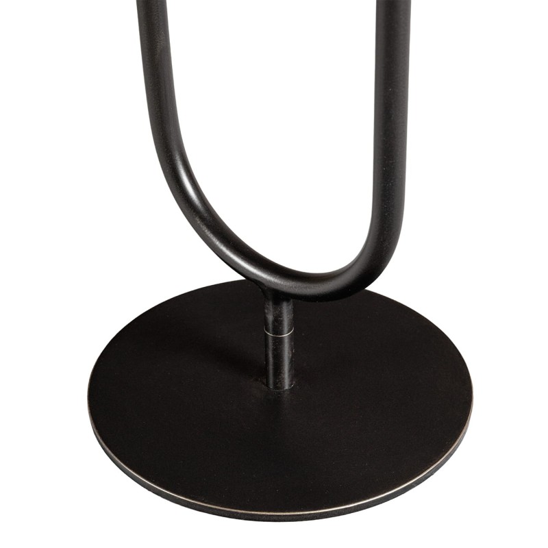 Podwójny stolik boczny Wooden  59 cm żelazna podstawa i drewniane blaty