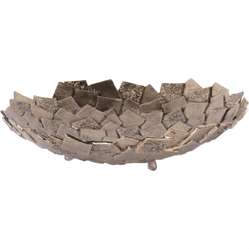 Patera ozdobna Belmore 41 cm antyczne złoto aluminium