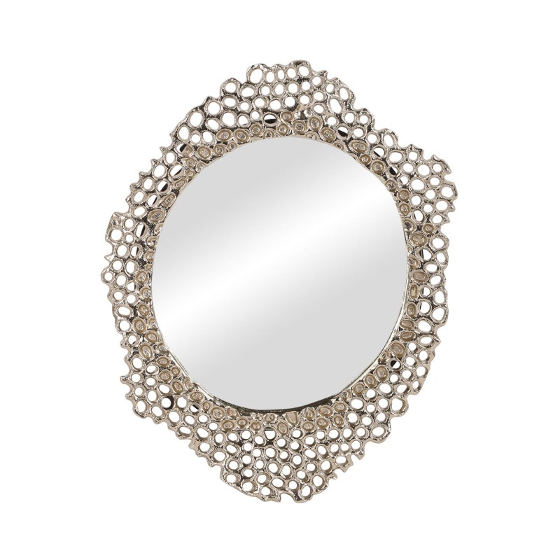 Lustro Honey Small 40 cm złota aluminiowa ażurowa rama