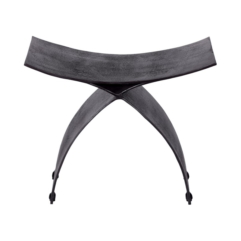 Stołek Noir 61 cm - aluminiowy stołek taboret metalowy