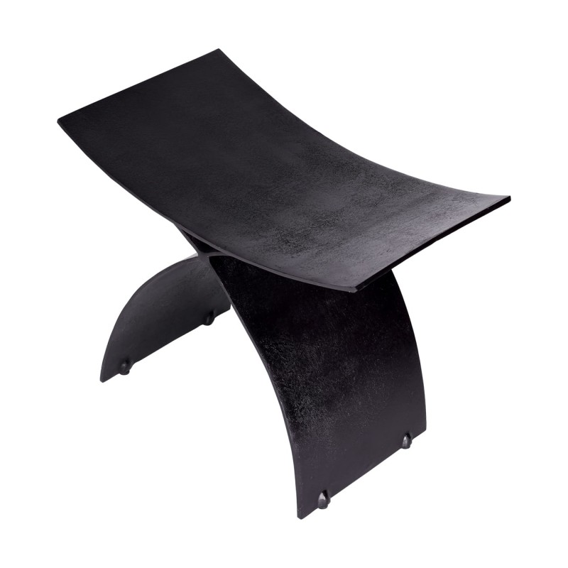 Stołek Noir 61 cm - aluminiowy stołek taboret metalowy