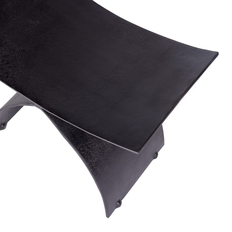 Stołek Noir 61 cm - aluminiowy stołek taboret metalowy