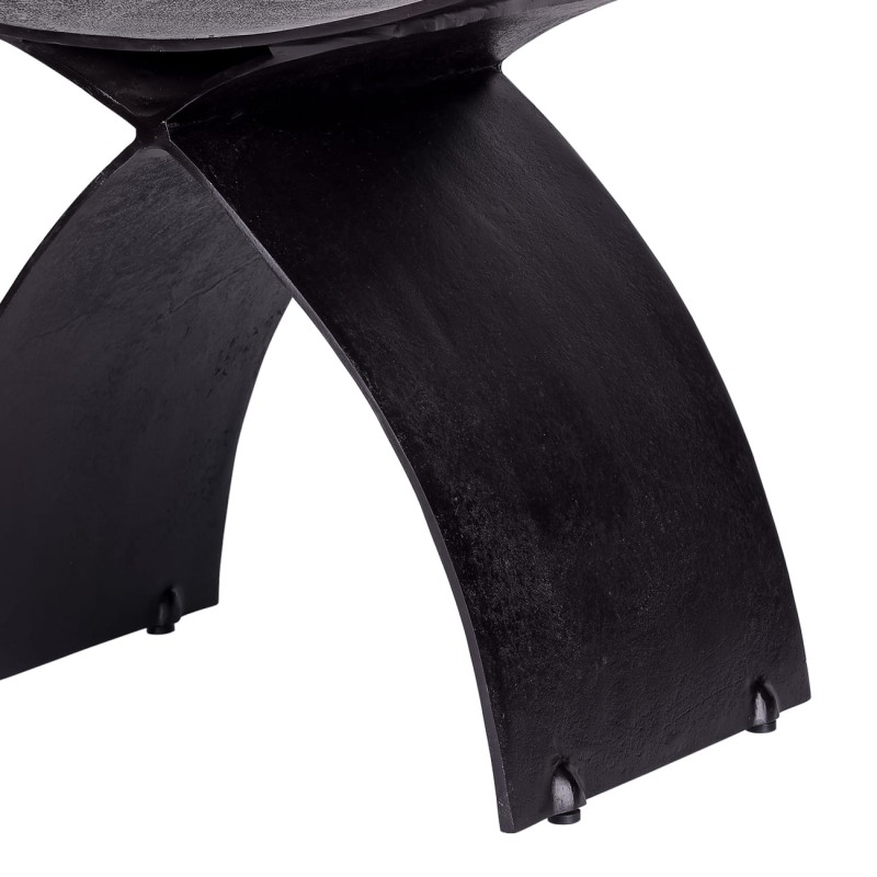Stołek Noir 61 cm - aluminiowy stołek taboret metalowy