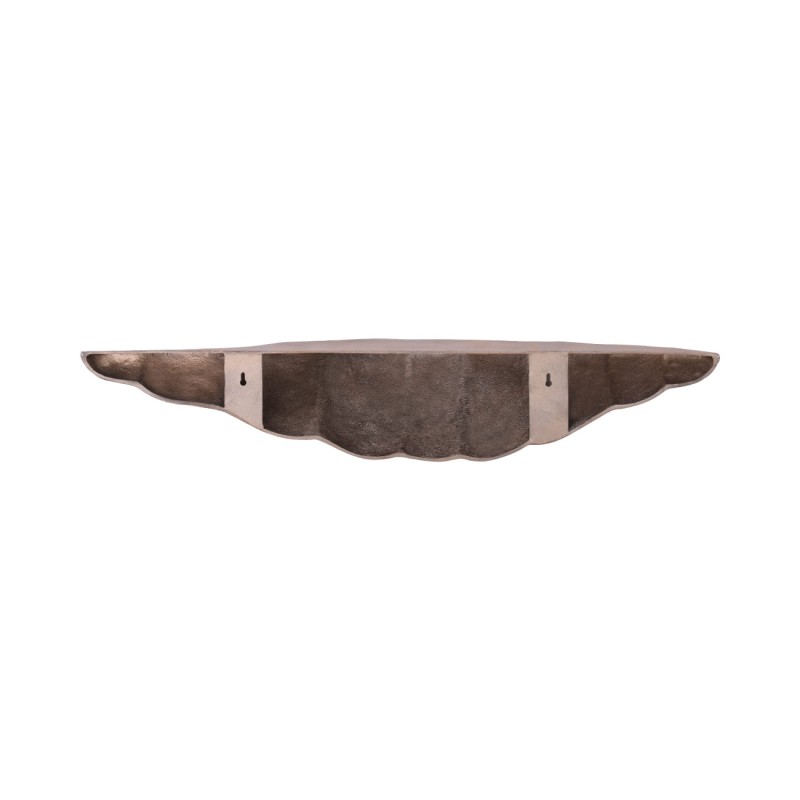 Półka na ścianę Brass 122 cm aluminium antyczny mosiądz metalowa półka ścienna