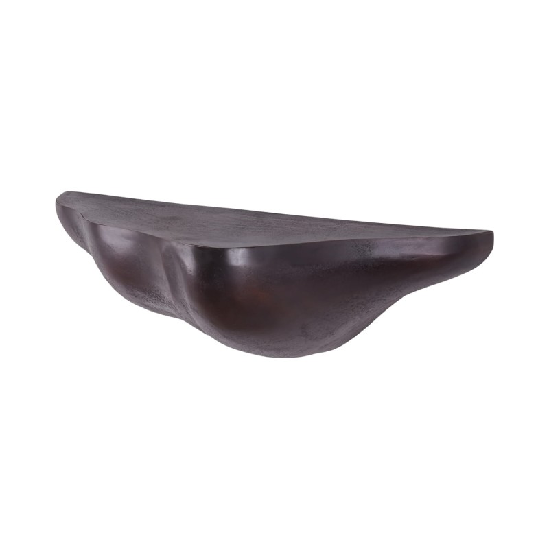 Półka na ścianę Bronze 79 cm aluminium antyczny brąz metalowa półka ścienna