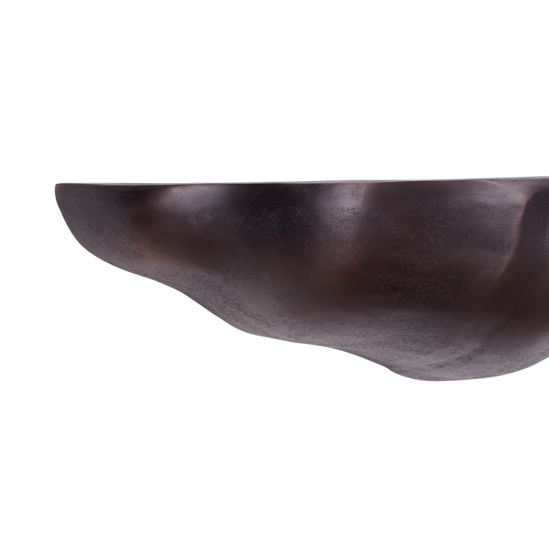 Półka na ścianę Bronze 79 cm aluminium antyczny brąz metalowa półka ścienna