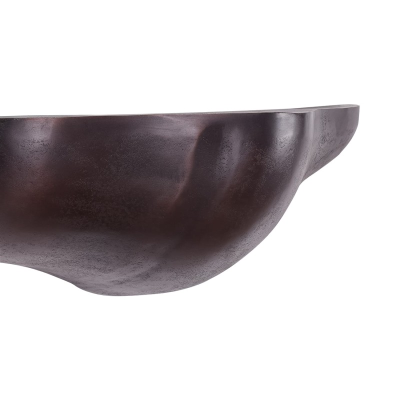Półka na ścianę Bronze 79 cm aluminium antyczny brąz metalowa półka ścienna