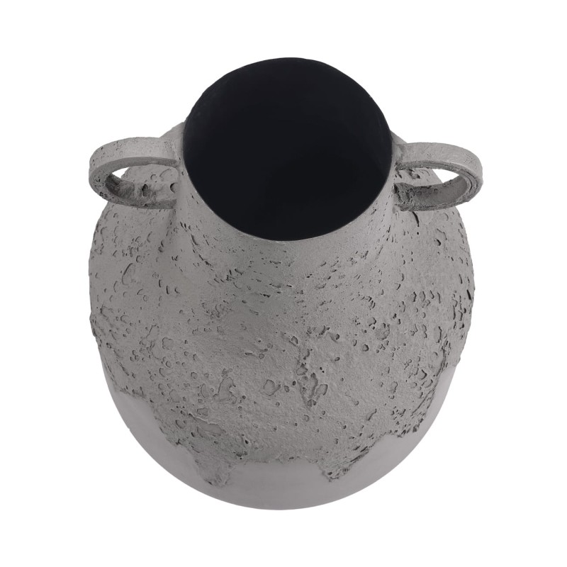 Wazon dekoracyjny Alora z metalu 51 cm ziemisty brąz żelazo