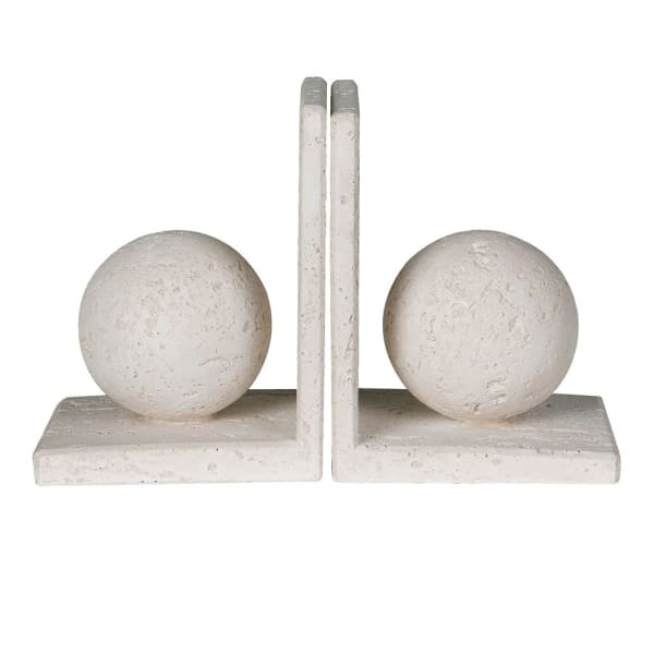 Podpórki do książek Sphere 17 cm jasne bookend kule