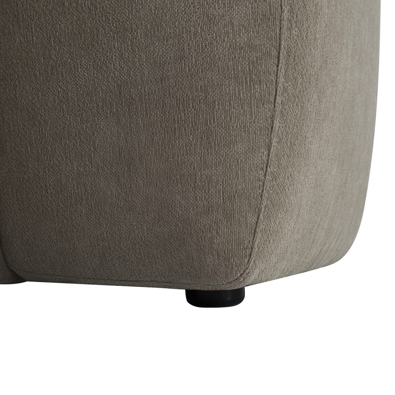 Narożnik Brompton Taupe obicie chenille poduszki dekoracyjne