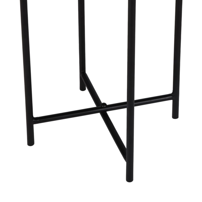 Donica Chester Brown brązowa aluminiowa doniczka na podstawie