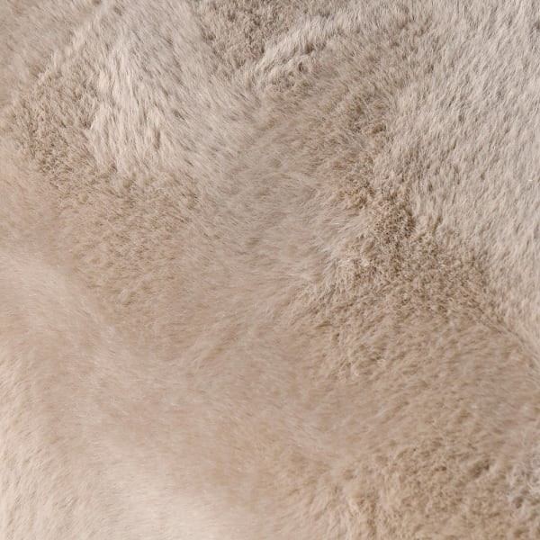 Detal miękkiej tapicerki typu faux sheepskin
