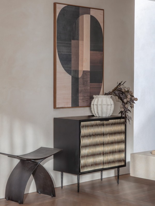 Stołek Noir 61 cm - aluminiowy stołek taboret metalowy