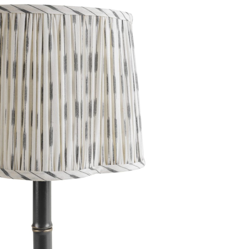 Lampa stołowa Lexi 59 cm - lampa na komodę z lnianym abażurem