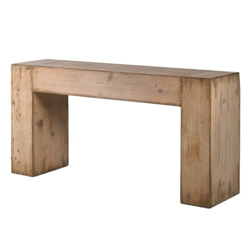 Konsola Old Pine 151 cm drewno sosnowe konsola w stylu boho