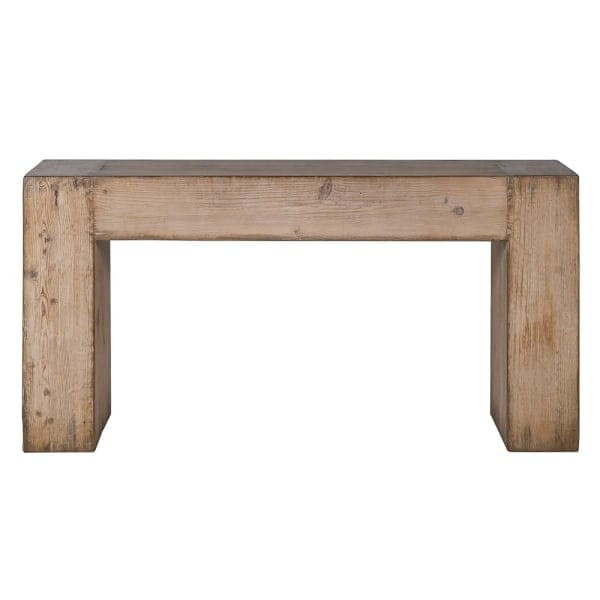 Konsola Old Pine 151 cm drewno sosnowe konsola w stylu boho
