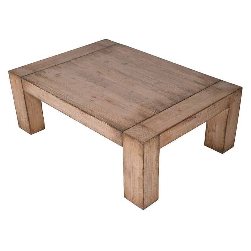 Drewniany stolik kawowy Old Pine prostokątny blat 130 cm drewno z odzysku