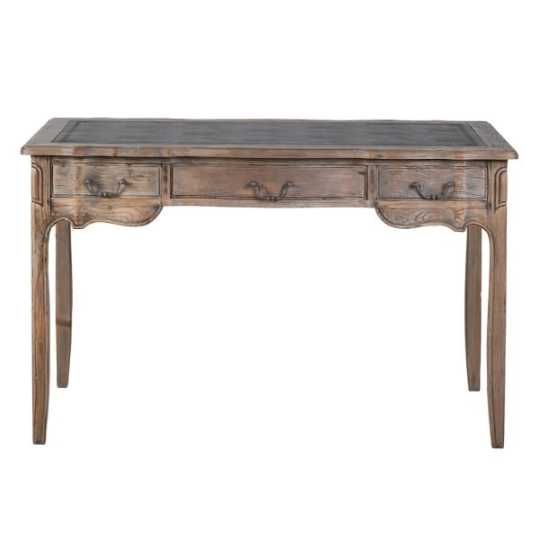 Rustykalne biurko Garda 124 cm drewno sosny z odzysku