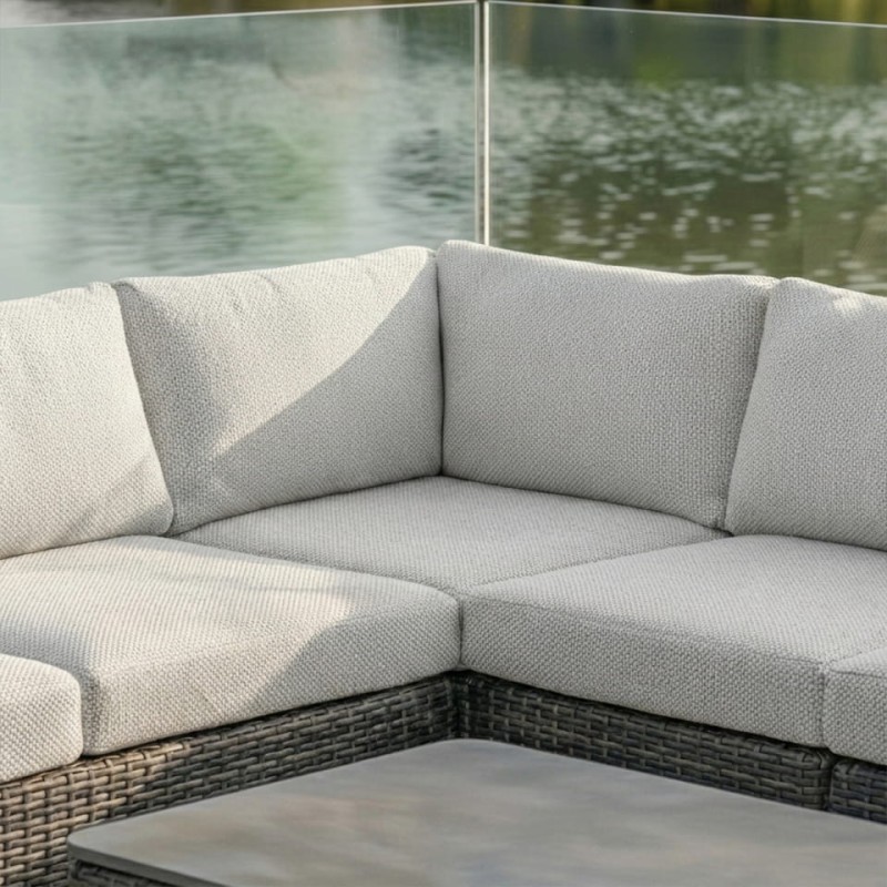 Zestaw mebli ogrodowych Linton Luxury narożnik 275 cm i stolik kawowy