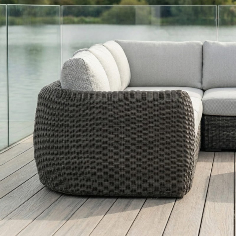 Zestaw mebli ogrodowych Linton Luxury narożnik 275 cm i stolik kawowy