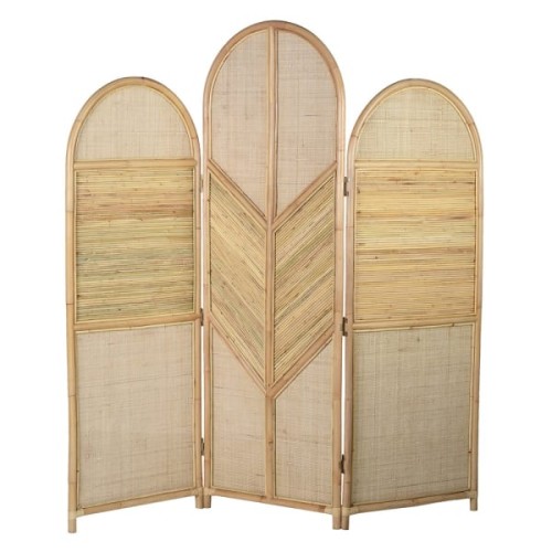 Parawan dekoracyjny Taba z naturalnego rattanu 180 cm