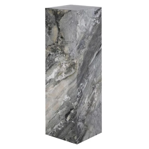 Postument Faux Marble 101 cm z efektem marmuru podstawa pod rzeźbę