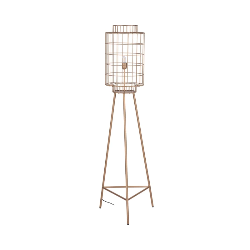Lampa podłogowa Mira 155 cm w kolorze złotym