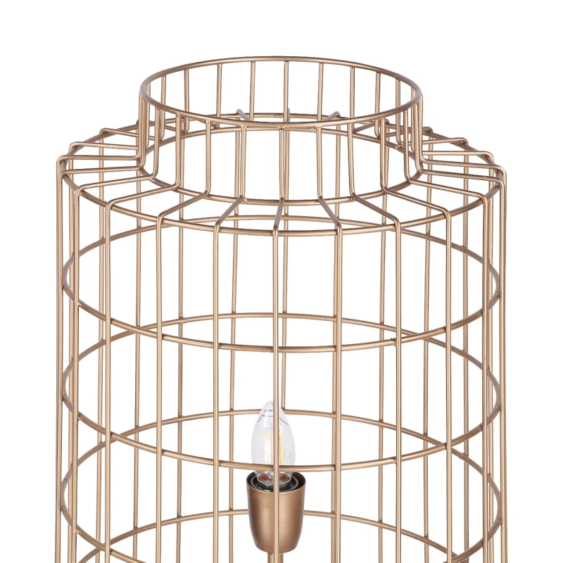 Trójnożna lampa podłogowa do salonu