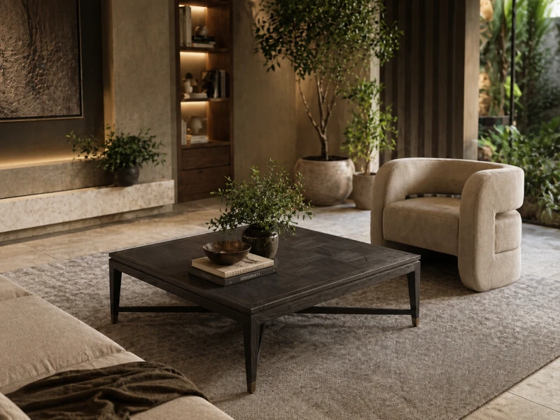 Organiczny fotel Lyall Velvet designerski kremowy fotel do salonu