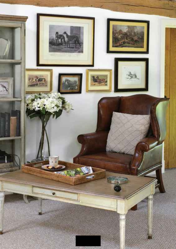 Fotel Royal Leather skórzany 104 cm brązowa skóra naturalna woskowana