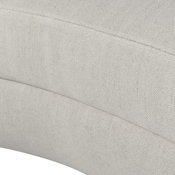 Kremowa sofa Light o zaokrąglonej formie 315 cm
