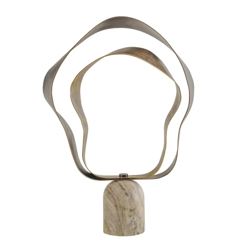 Rzeźba dekoracyjna Linton Gold 47,5 cm marmur i metal