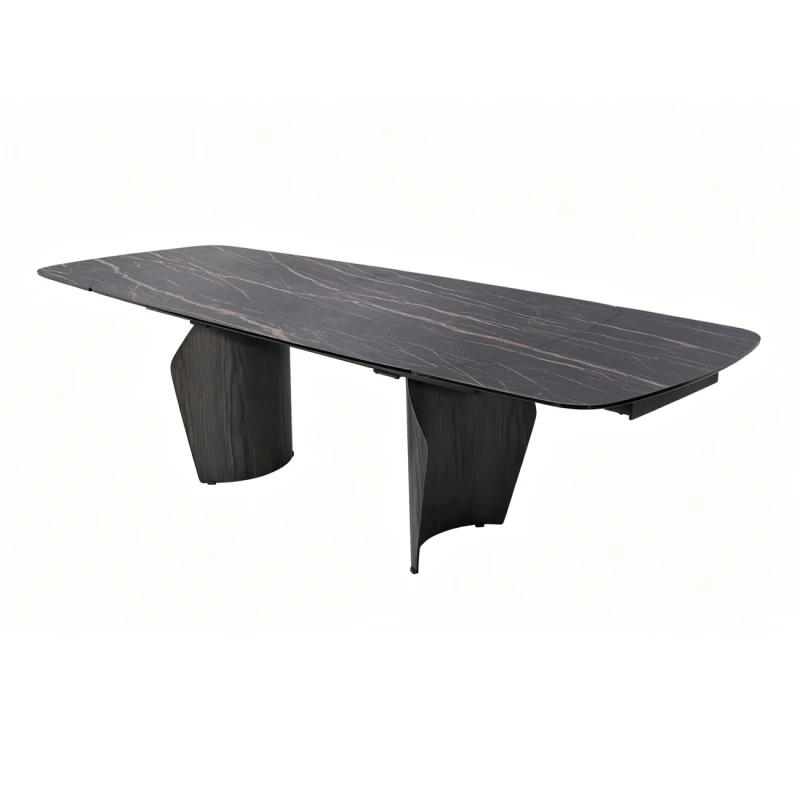 Rozłożony stół ceramiczny Finsbury 270 cm dla 10 osób