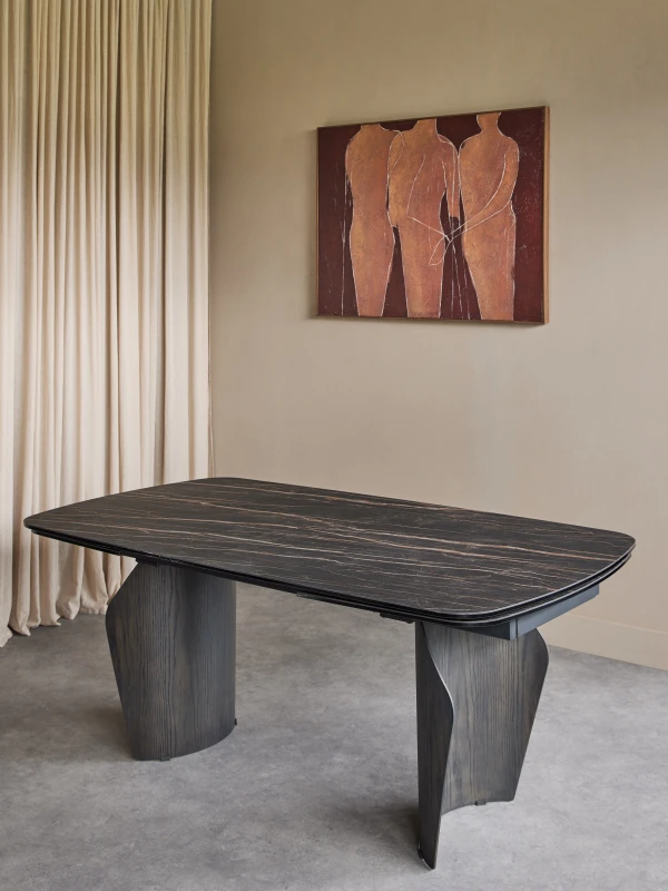 Ceramiczny stół Finsbury 180 cm w nowoczesnej jadalni