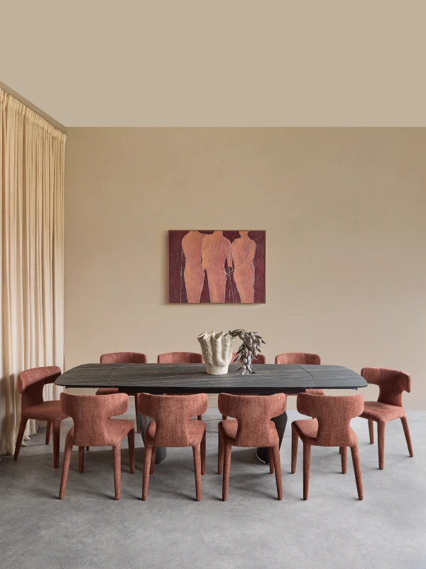 Stół rozkładany Finsbury dla 10 osób w eleganckiej jadalni