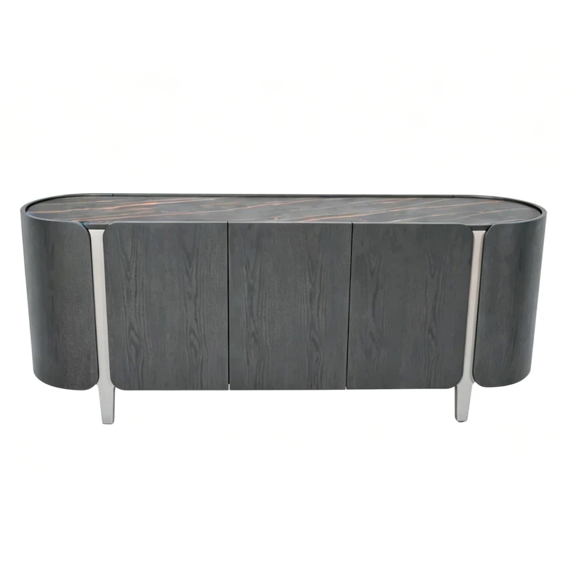 Komoda Finsbury 200 cm z ceramicznym blatem – widok z przodu