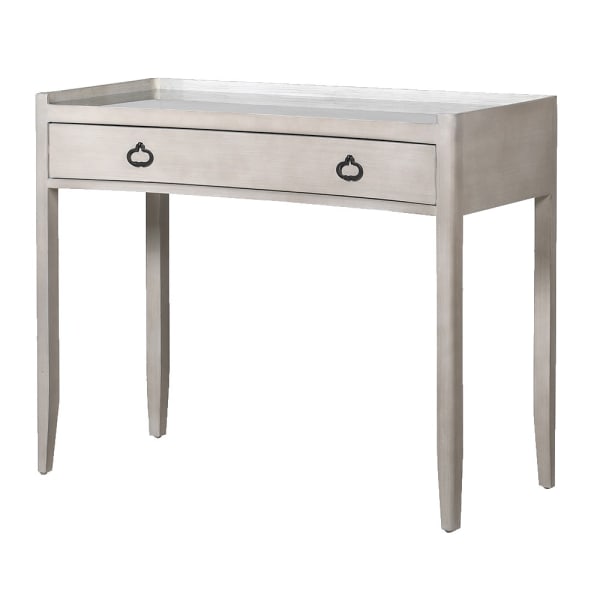 Jasna toaletka Manchester Light 100 cm z rattanem