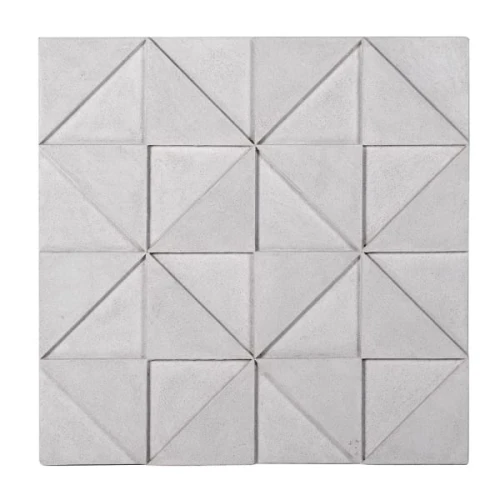Obraz dekoracyjny Abstract 80 × 80 cm – biała dekoracja ścienna 3D