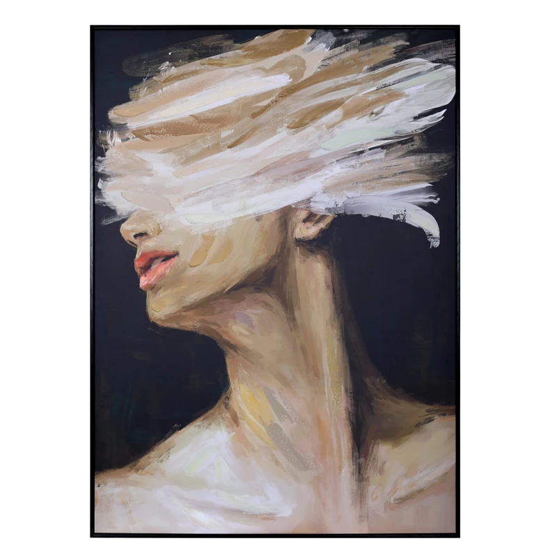 Obraz Chelsea Veil nad komodą w eleganckim wnętrzu