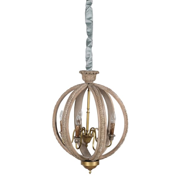 Żyrandol Chester Ornate 70 cm o kulistej formie