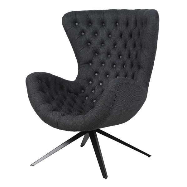 Fotel Boscobel Black and White 110 cm