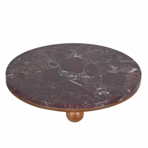 Taca dekoracyjna Rosso z marmuru 40 cm