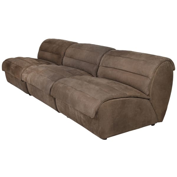 Fotel Holland Park z nubukowej skóry 90 cm