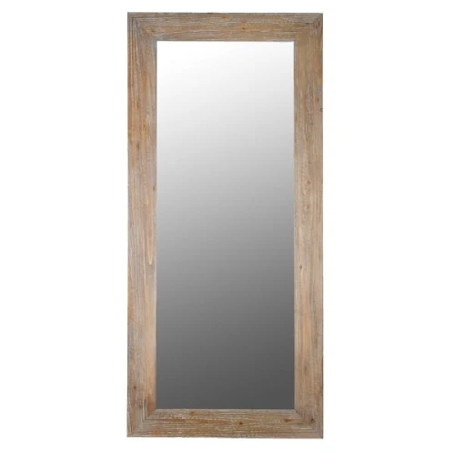 Duże lustro Wilton 210 cm w ramie z drewna jodłowego z recyklingu
