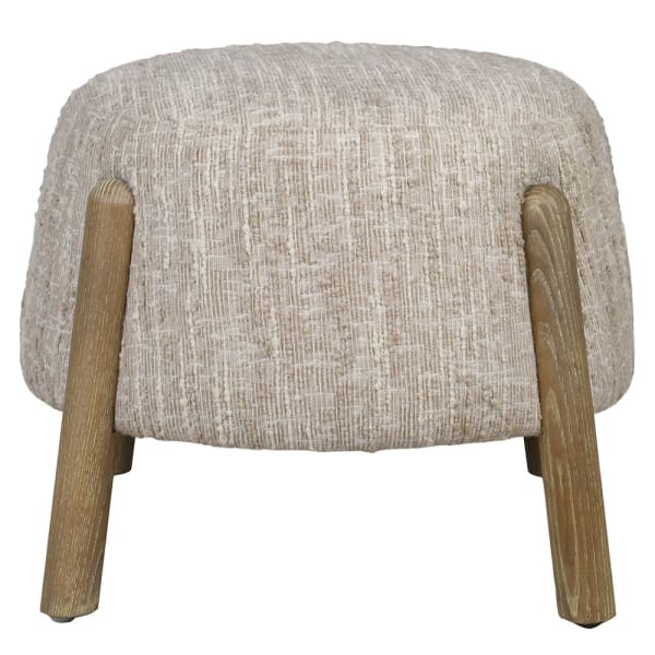 Pufa Belsize Bouclé 65 cm kremowa