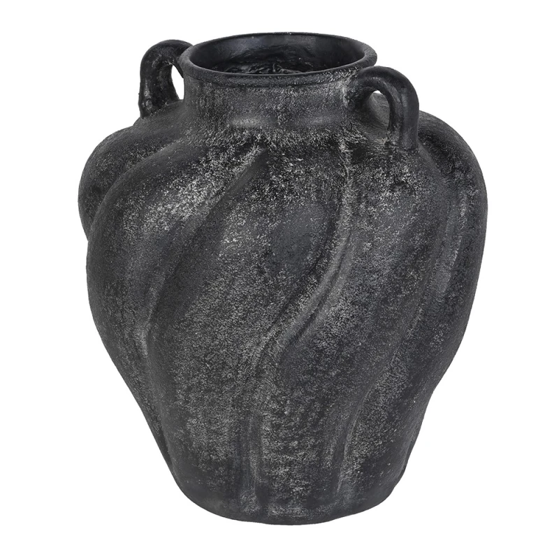 Czarny wazon dekoracyjny Belgravia 35 cm
