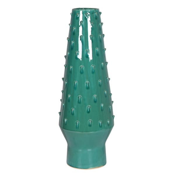 Turkusowy wazon ceramiczny Knightsbridge 70 cm