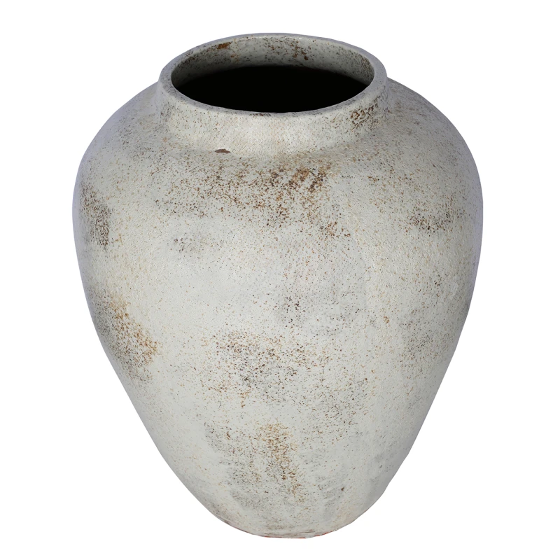 Duży biały wazon ceramiczny Richmond Aged White