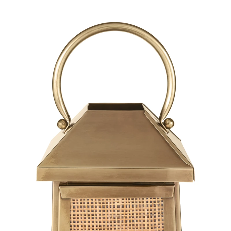 Detal uchwytu lampionu Belgravia w antique brass